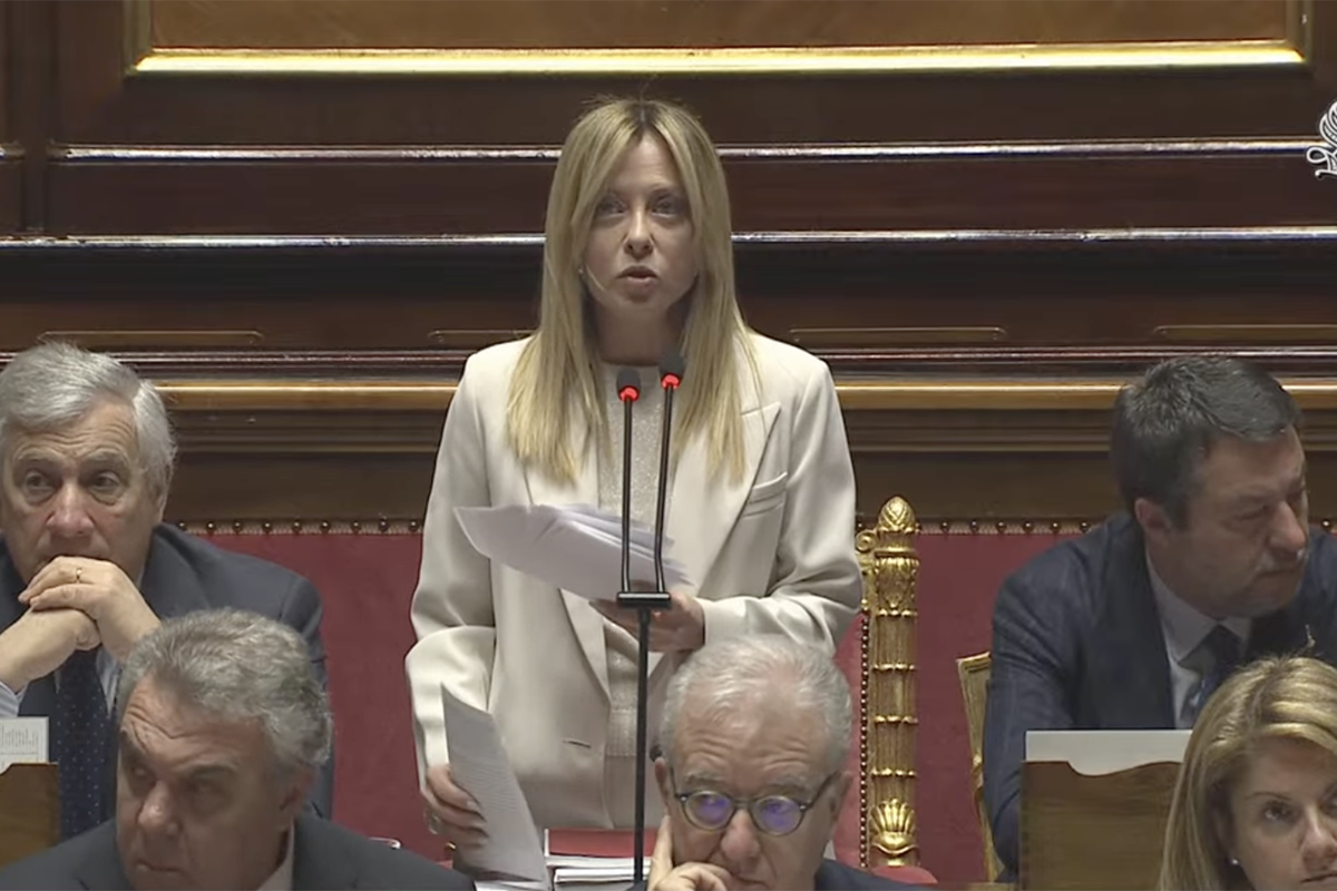 Meloni: attacco USA e Israele fuori dal diritto internazionale