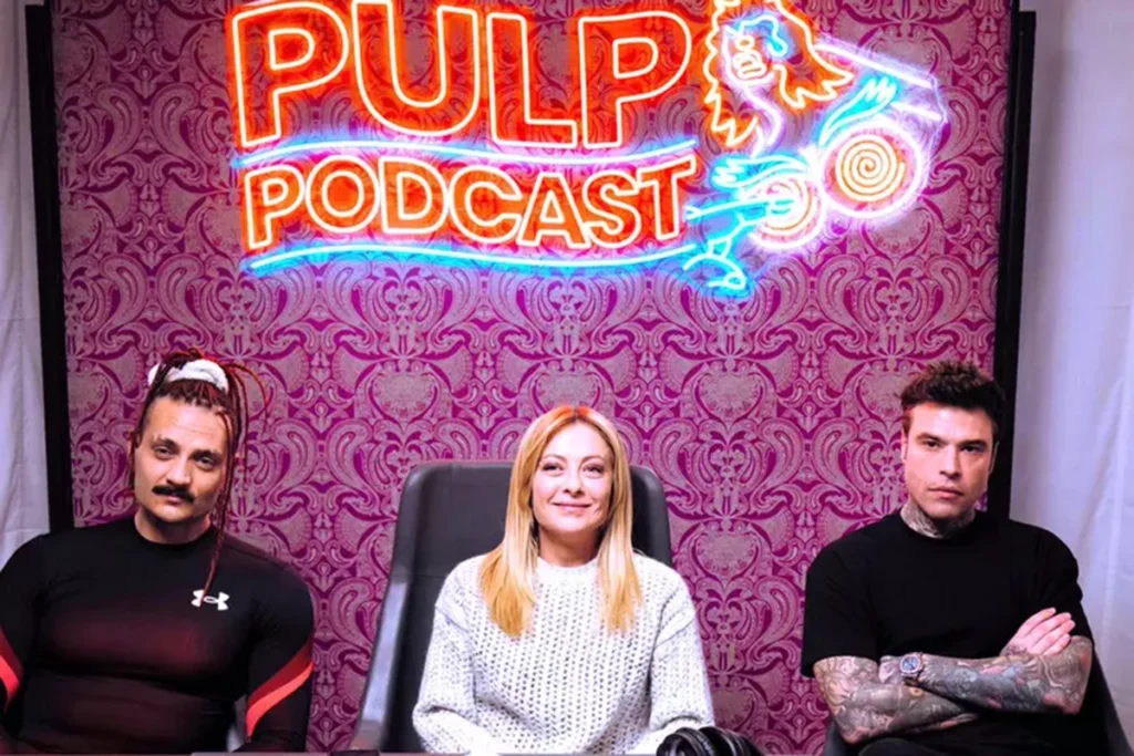 Giorgia Meloni ospite del podcast di Fedez