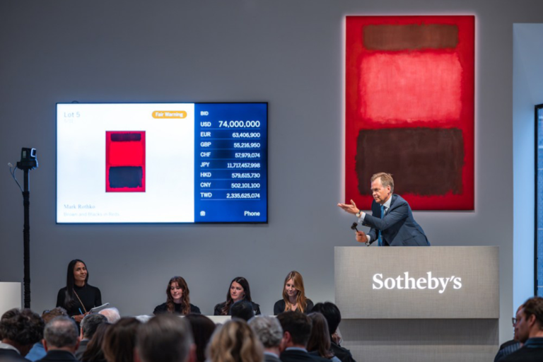 Una tela di Rothko venduta da Sotheby's per 85,8 milioni di dollari