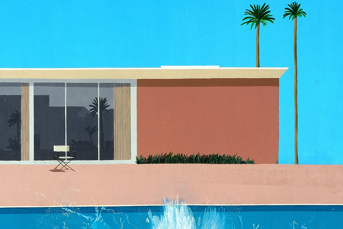 La presenza e l'assenza senza tempo in A Bigger Splash di David Hockney