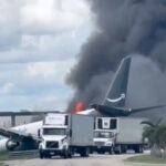 Aereo Cargo Amazon finisce fuori pista a Miami