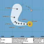 L'uragano Lowell punta le Hawaii