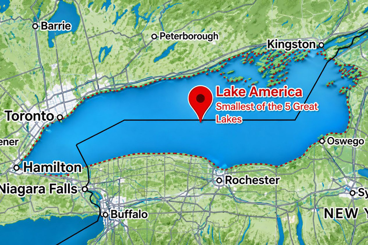 Dopo Google anche Apple rinomina il Lago Ontario in Lago America sulle sue mappe