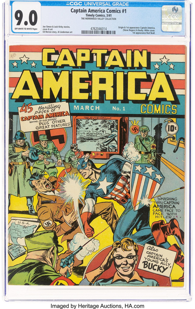 Il primo Capitan America battuto all’asta per oltre 700 mila dollari